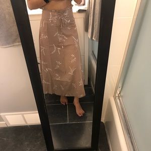 Shein lavenderish semi floral skirt. Size small.